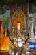 Thailand: Buddha figure in the Viharn Phra Chao Lawo at Wat Phrathat Haripunchai, Lamphun, northern Thailand
